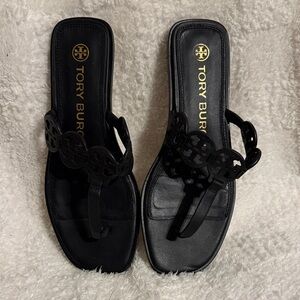 Tory Burch Black Cutout Sandals